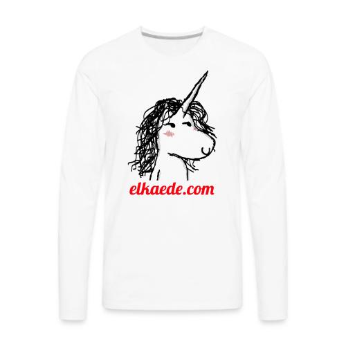 Kaede the Unicorn - Men's Premium Long Sleeve T-Shirt