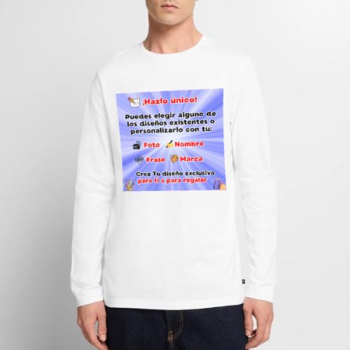 Personalized Souvenirs with Photo, Phrase, Design - Men's Premium Long Sleeve T-Shirt