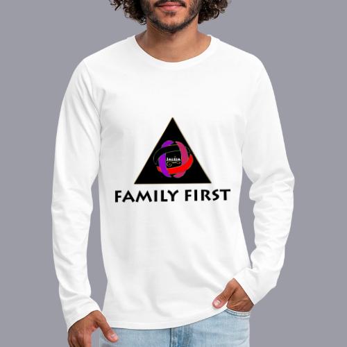 JALEJA FAMILY FIRST (BLACK PRINT) - Men's Premium Long Sleeve T-Shirt