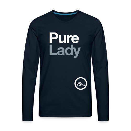 Pure Trance Logo - Men's Premium Long Sleeve T-Shirt