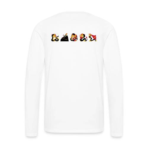 CoreDragons Horizontal - Men's Premium Long Sleeve T-Shirt