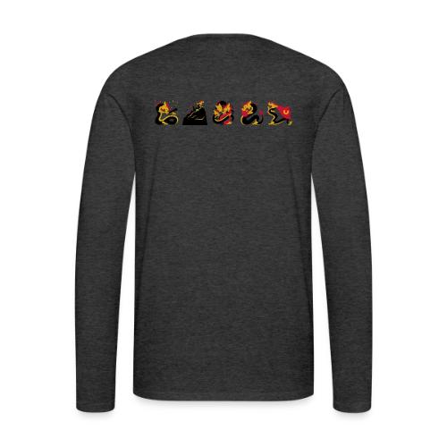CoreDragons Horizontal - Men's Premium Long Sleeve T-Shirt