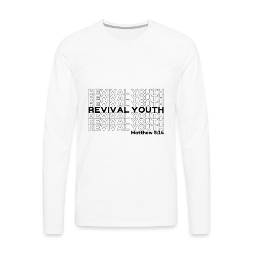 Revival Youth Grocery Bag Design - Men's Premium Long Sleeve T-Shirt