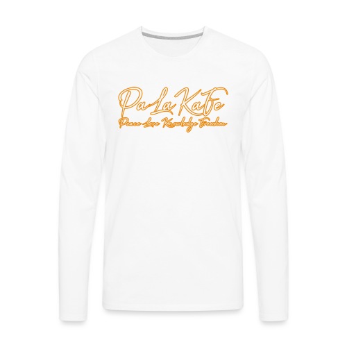 Peace, Love, Knowledge and Freedom 2.0 - Men's Premium Long Sleeve T-Shirt