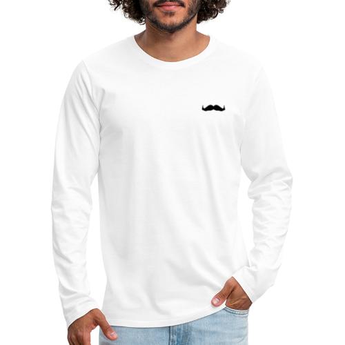 ICONIC MO (BLACK) - Men's Premium Long Sleeve T-Shirt