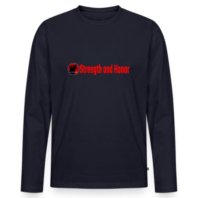 Strength and Honor - Red Letters