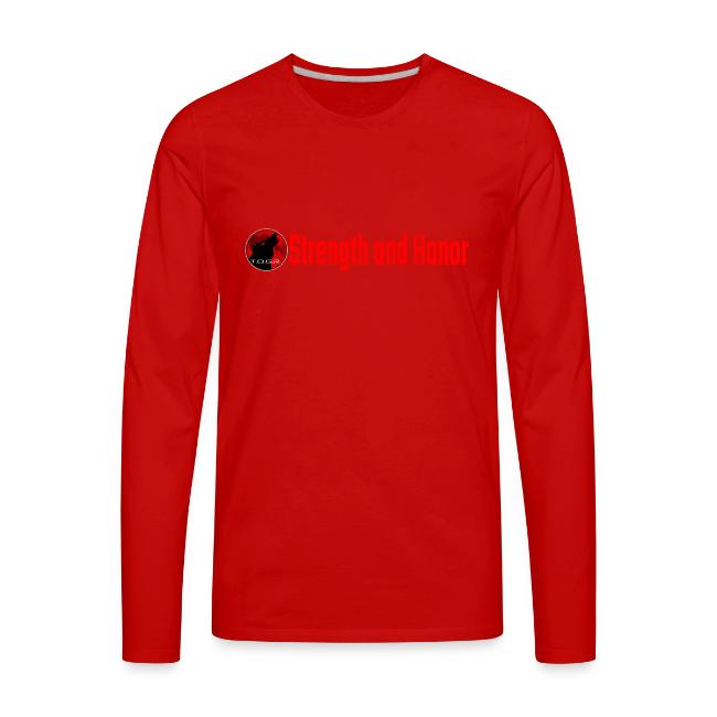 Strength and Honor - Red Letters