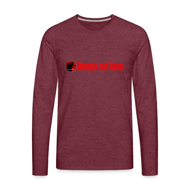 Strength and Honor - Red Letters
