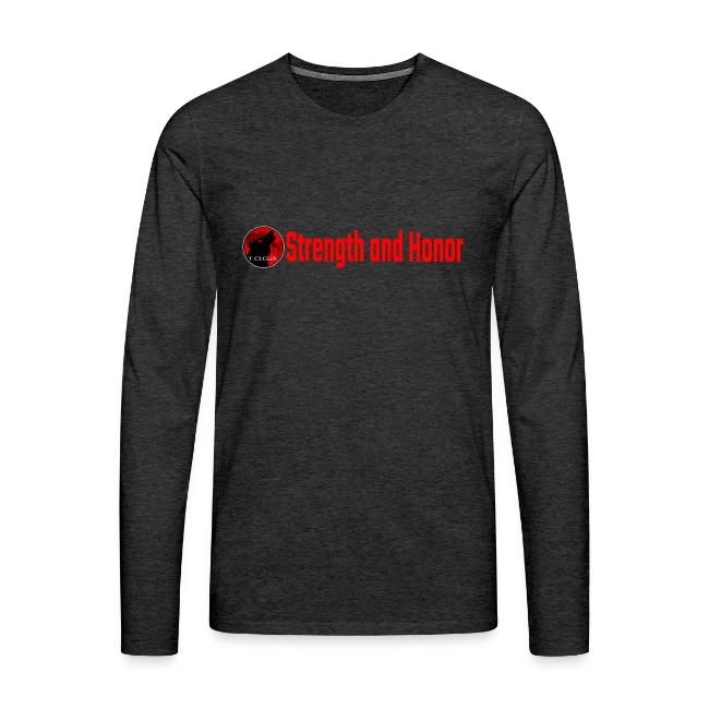 Strength and Honor - Red Letters