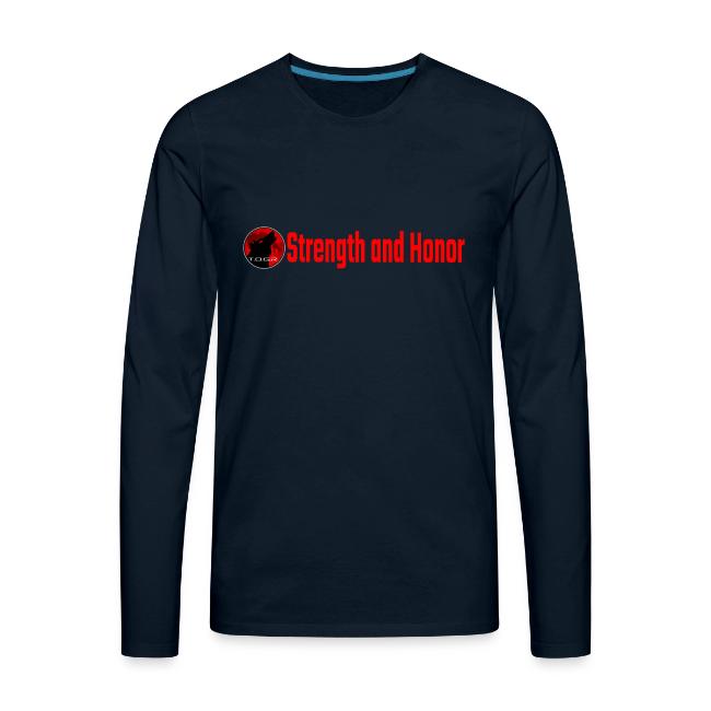 Strength and Honor - Red Letters