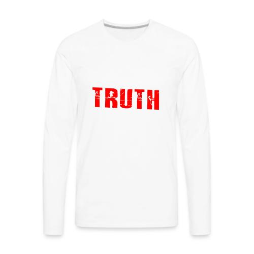 Truth Matters - Men's Premium Long Sleeve T-Shirt