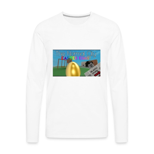 Roblox Easter Egg Hunt Shirt - Men's Premium Long Sleeve T-Shirt