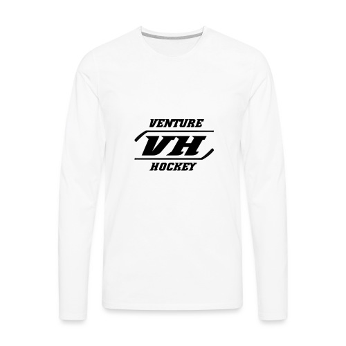 Original Venture Hockey Logo - Men's Premium Long Sleeve T-Shirt
