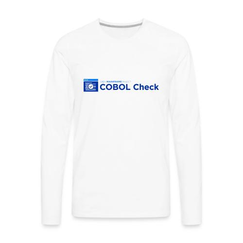 COBOL Check - Men's Premium Long Sleeve T-Shirt