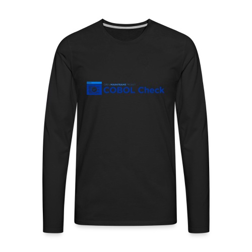 COBOL Check - Men's Premium Long Sleeve T-Shirt