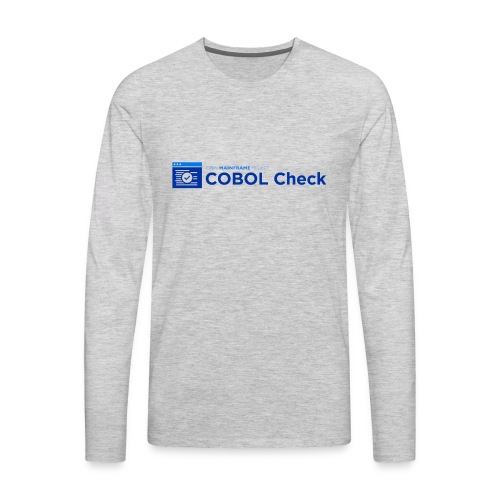 COBOL Check - Men's Premium Long Sleeve T-Shirt
