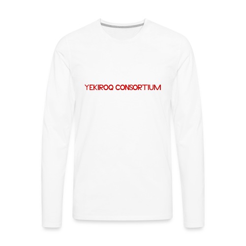 Yekiroq Consortium Logo - Men's Premium Long Sleeve T-Shirt
