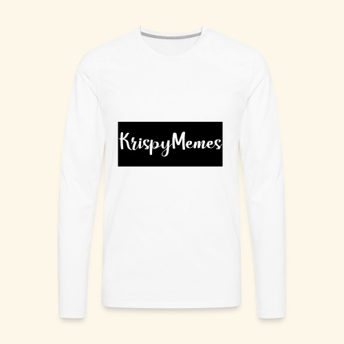 KrispyMemes Text - Men's Premium Long Sleeve T-Shirt