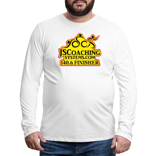 JSCoachingSystems Team 140.6 Finisher - Men's Premium Long Sleeve T-Shirt
