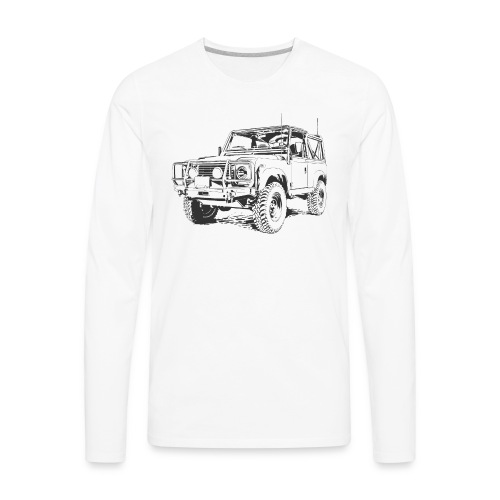 automotive off road 4x4 lover - Men's Premium Long Sleeve T-Shirt