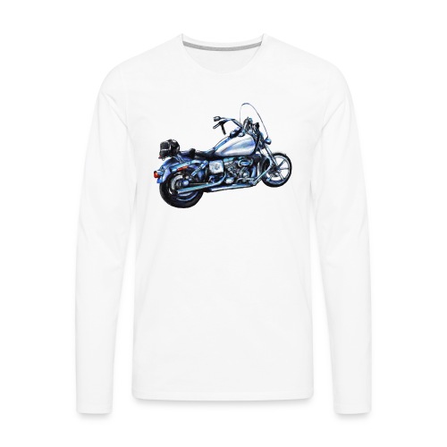 motorcycle 2 - Men's Premium Long Sleeve T-Shirt