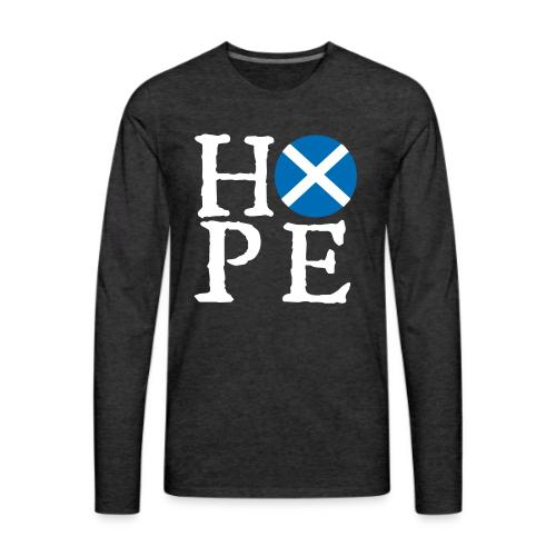 Light HOPE St A Cross - Men's Premium Long Sleeve T-Shirt