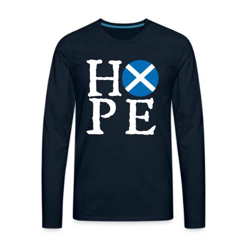 Light HOPE St A Cross - Men's Premium Long Sleeve T-Shirt