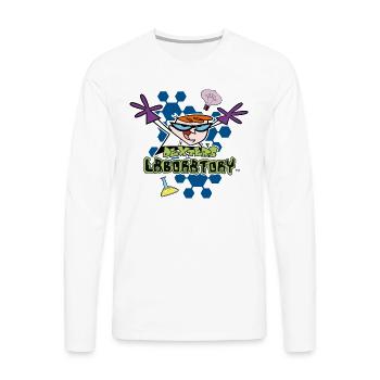Dexter's Laboratory - Men's Premium Long Sleeve T-Shirt - white - Front - Nico (187cm)