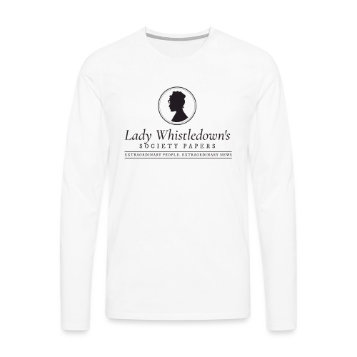 Lady Whistledown's Society Papers - Men's Premium Long Sleeve T-Shirt