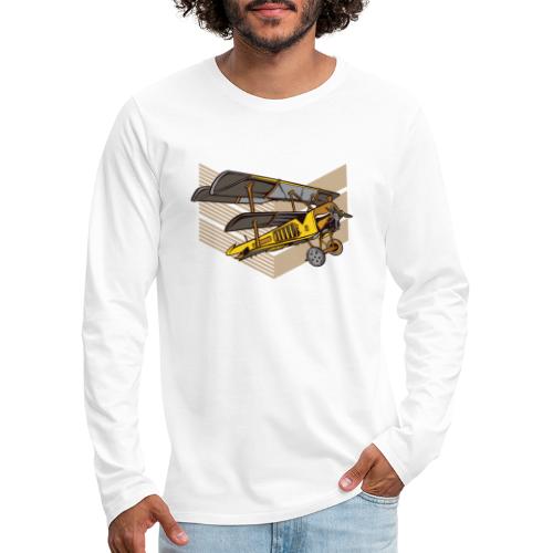 SteamPunk Double Decker - Men's Premium Long Sleeve T-Shirt