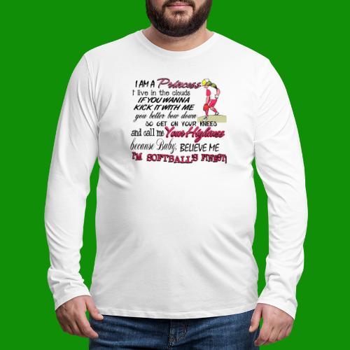 Softballs Finest - Men's Premium Long Sleeve T-Shirt