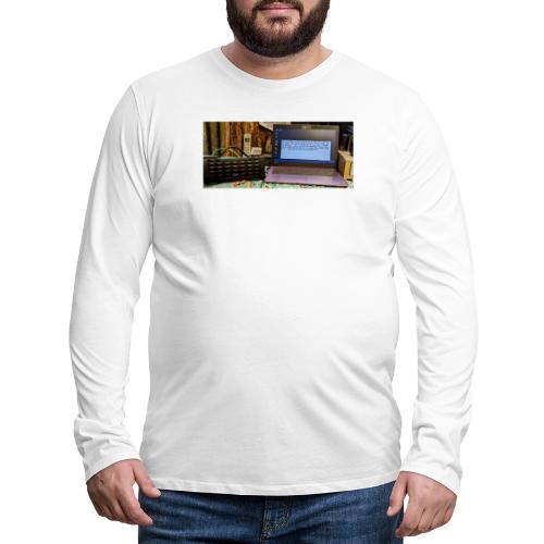 Hard at Work - Men's Premium Long Sleeve T-Shirt