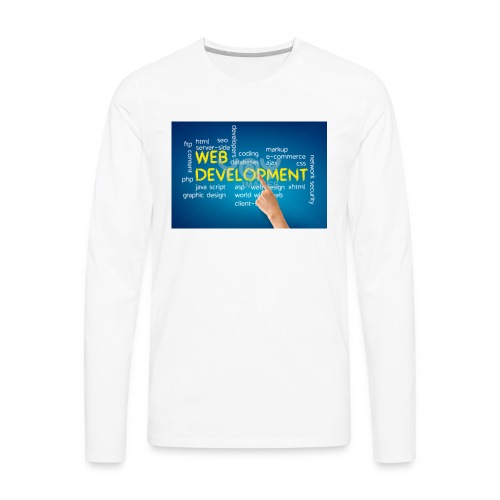 web development design - Men's Premium Long Sleeve T-Shirt