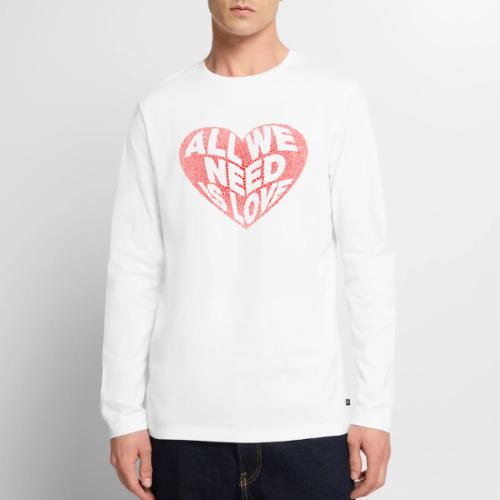 All We Need is Love in Heart - Men's Premium Long Sleeve T-Shirt