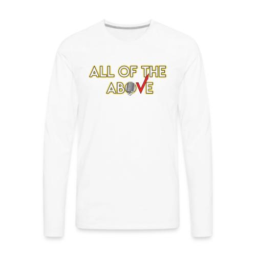 All of the Above Logo - Men's Premium Long Sleeve T-Shirt