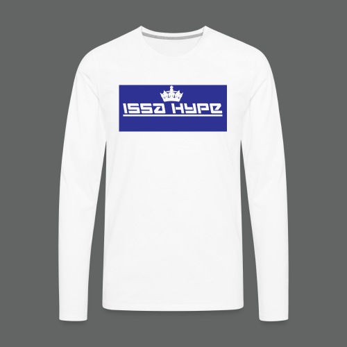 issahype_blue - Men's Premium Long Sleeve T-Shirt