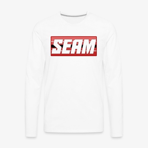 Seam Cricket T-Shirt - Men's Premium Long Sleeve T-Shirt