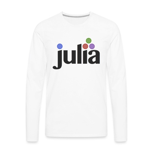 Official Julia Logo - Men's Premium Long Sleeve T-Shirt