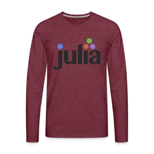 Official Julia Logo - Men's Premium Long Sleeve T-Shirt