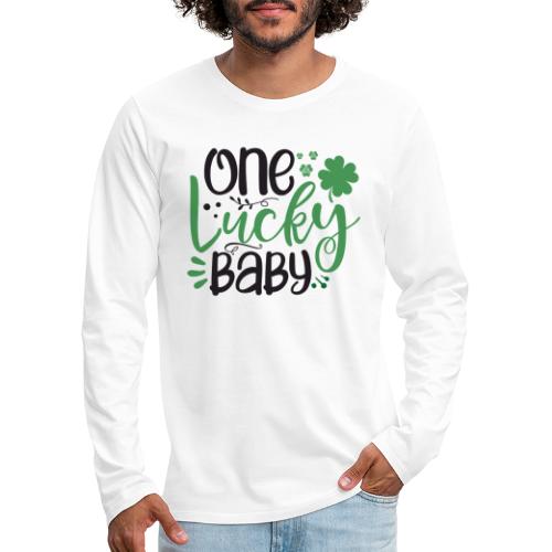 one Lucky baby - Men's Premium Long Sleeve T-Shirt