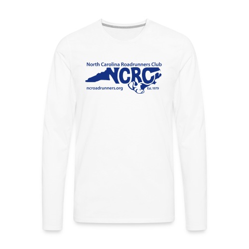NCRC Blue Logo3 - Men's Premium Long Sleeve T-Shirt