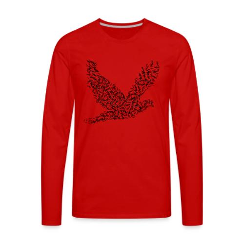 DOVE Peace in FLIGHT - Men's Premium Long Sleeve T-Shirt