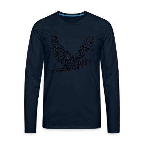 DOVE Peace in FLIGHT - Men's Premium Long Sleeve T-Shirt