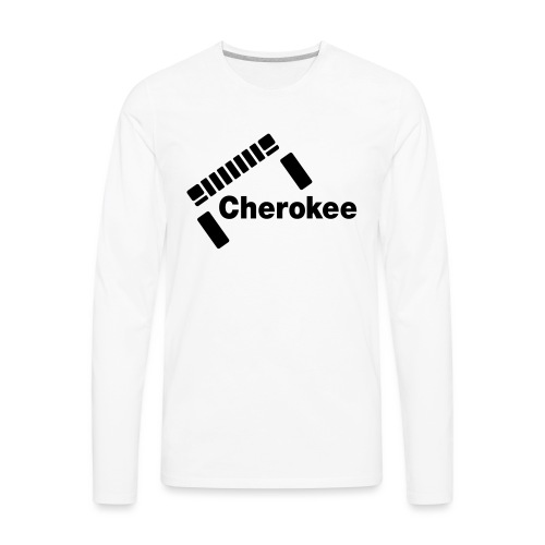 Slanted Cherokee - Men's Premium Long Sleeve T-Shirt