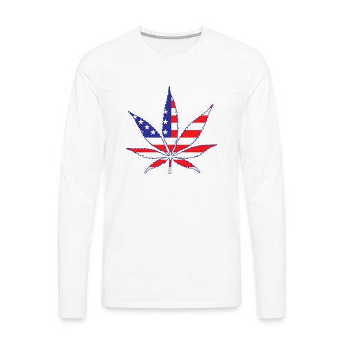 American Weed - Men's Premium Long Sleeve T-Shirt
