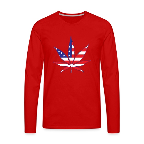 American Weed - Men's Premium Long Sleeve T-Shirt