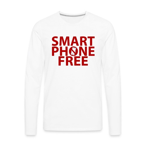 SMART PHONE FREE - Men's Premium Long Sleeve T-Shirt