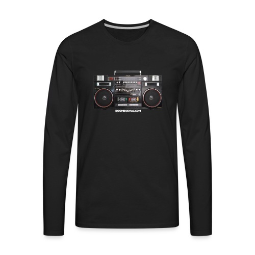 Helix HX 4700 Boombox Magazine T-Shirt - Men's Premium Long Sleeve T-Shirt