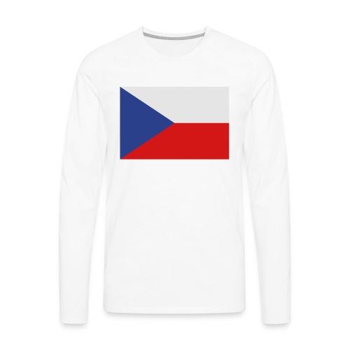Flag of Czech Republic - Men's Premium Long Sleeve T-Shirt