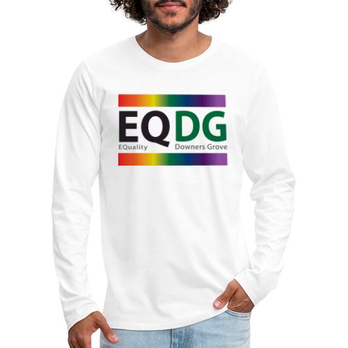 EQDG logo - Men's Premium Long Sleeve T-Shirt
